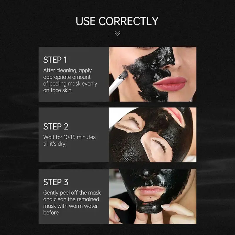 Masque facial au charbon de bambou
