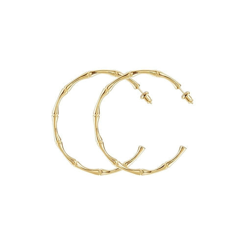 boucles d'oreilles bambou