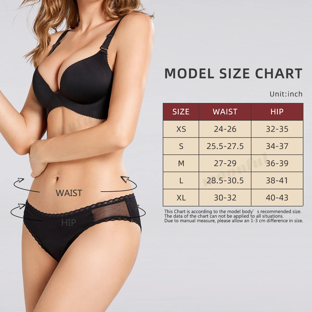 4 Layers Period Panties for Women Bamboo Fiber Absorbent Menstrual Panties Overnight Period Underwear Female Culotte Menstruelle