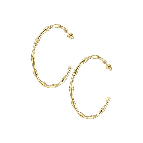 boucles d'oreilles bambou