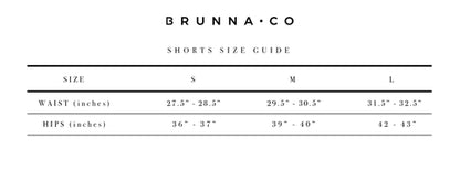 GIRL Seaside Runner Bamboo Shorts, in Sea Blue
